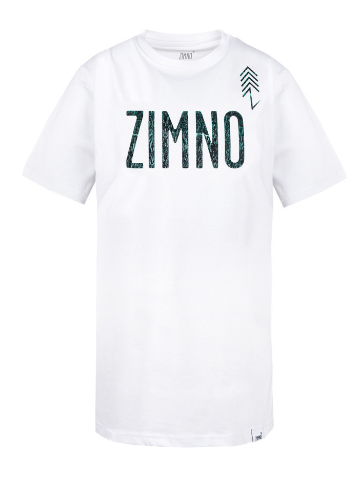 T-Shirt Long Biały Świerki T-Shirt Long Biały Świerki