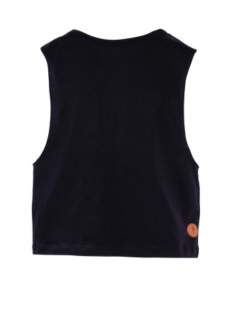 Tank Top Damski Czarny Tank Top Damski Czarny