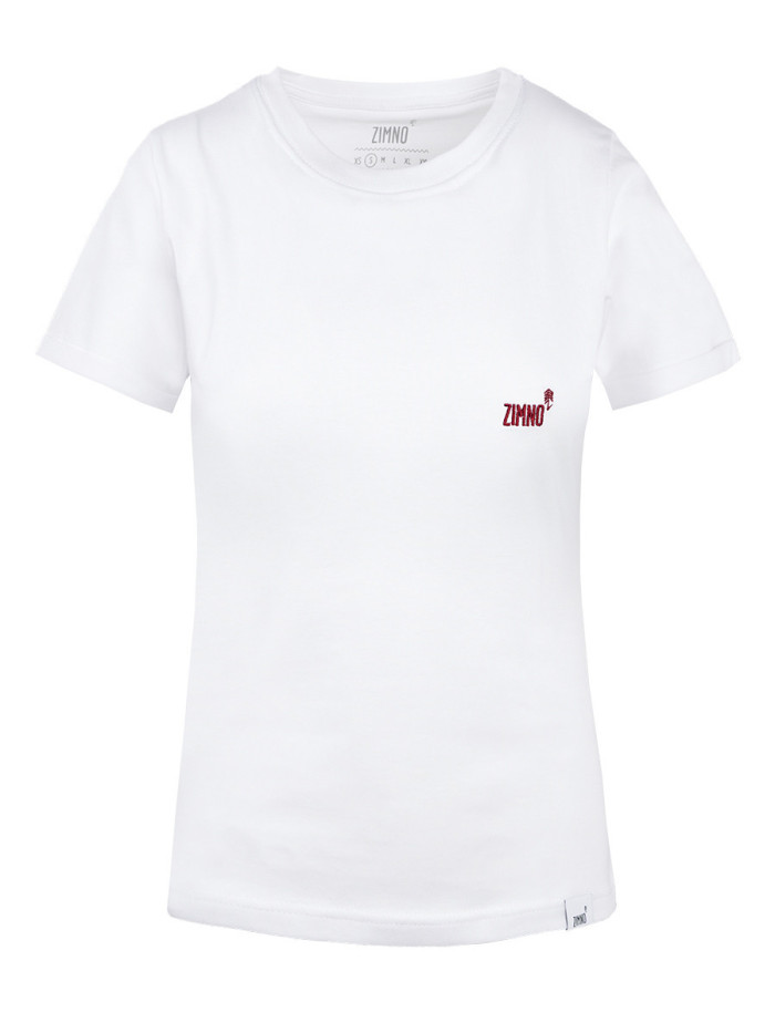 T-Shirt Basic Damski Biały T-Shirt Basic Damski Biały