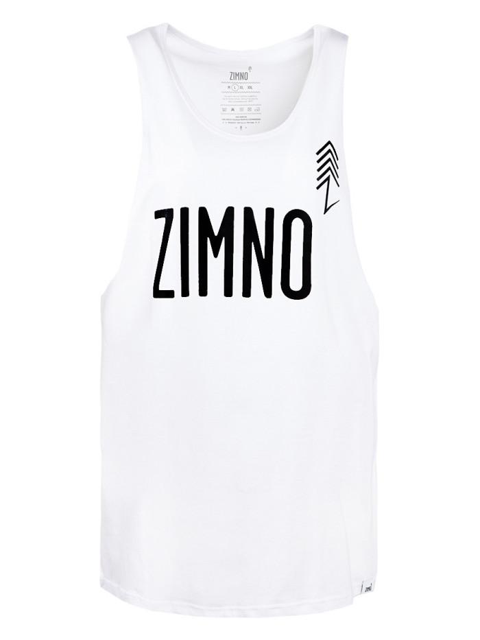 Tank Top Męski Biały