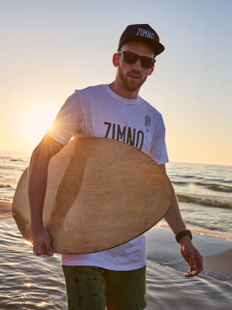 T-Shirt Long Biały Świerki T-Shirt Long Biały Świerki