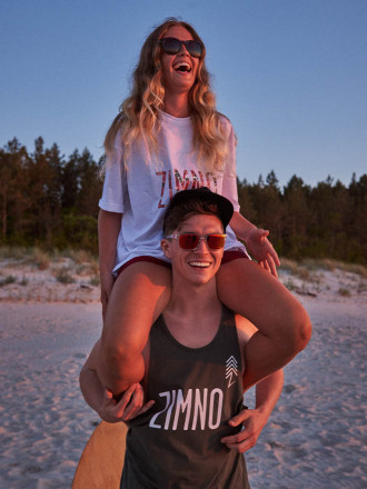 T-Shirt Oversize Damski Biały w Róże T-Shirt Oversize Damski Biały w Róże