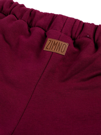 Spodenki Damskie z Wysokim Stanem Bordo Spodenki Damskie z Wysokim Stanem Bordo