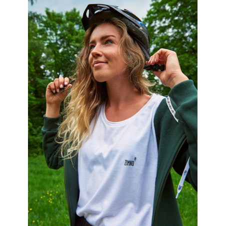 Tank Top Damski Biały Lookbook