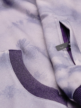 Bluza Hoodie Las we Mgle Fioletowy Bluza Hoodie Las we Mgle Fioletowy