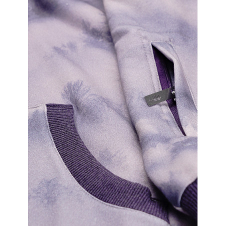 Bluza Hoodie Las we Mgle Fioletowy