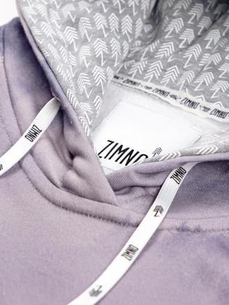 Bluza Hoodie Las we Mgle Fioletowy Bluza Hoodie Las we Mgle Fioletowy