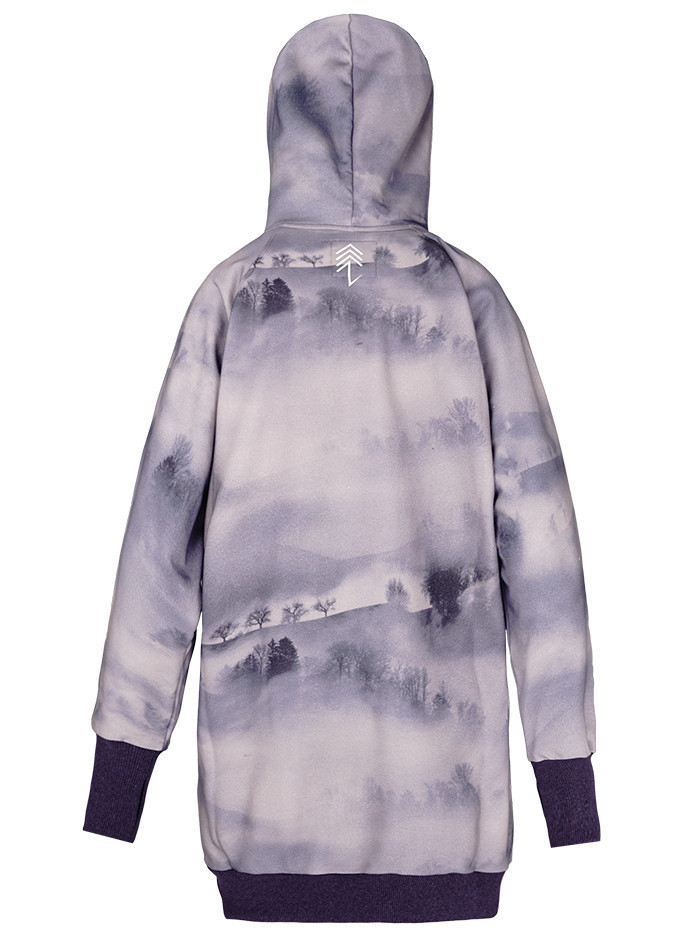 Bluza Hoodie Las we Mgle Fioletowy Bluza Hoodie Las we Mgle Fioletowy