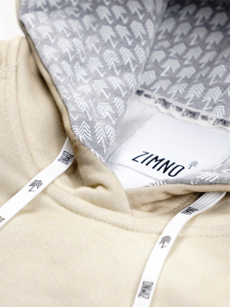 Bluza Hoodie Las we Mgle Piaskowy