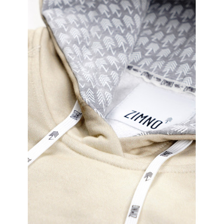 Bluza Hoodie Las we Mgle Piaskowy