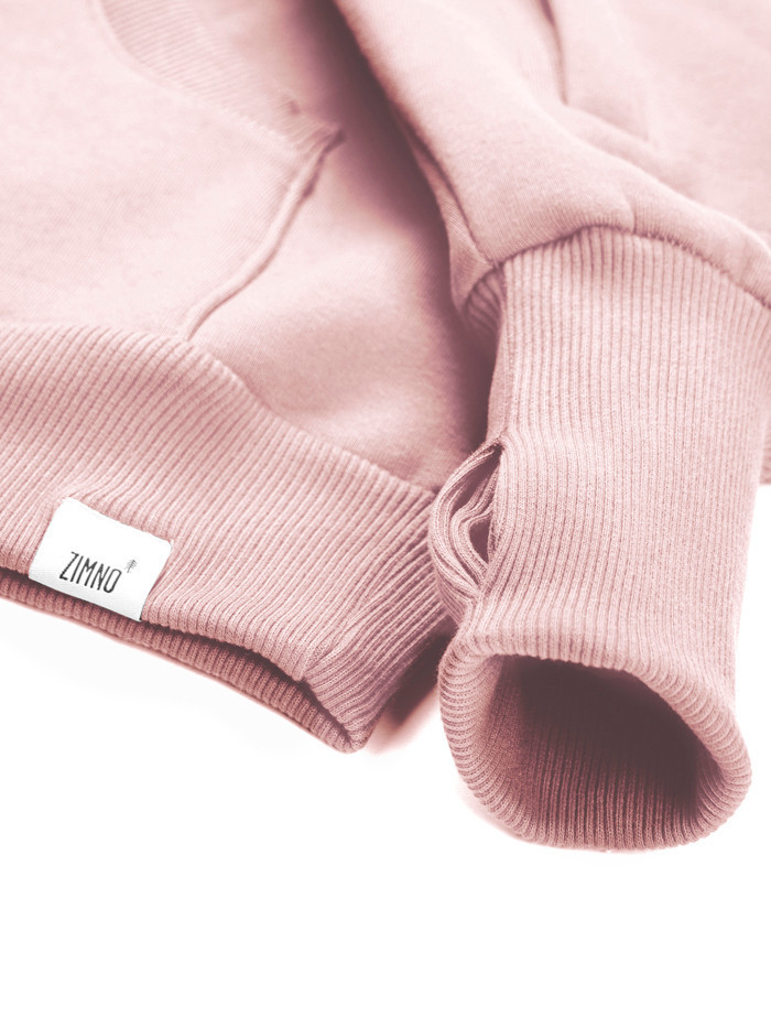 Bluza Unisex Hoodie Brudny Róż