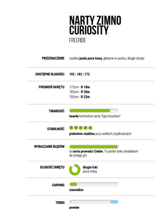 Narty ZIMNO Curiosity (Freeride) Narty ZIMNO Curiosity (Freeride)