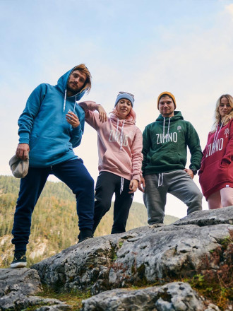 Bluza Hoodie Wzburzone Morze Niebieska Bluza Hoodie Wzburzone Morze Niebieska