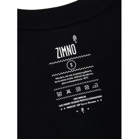 T-Shirt Relaks Unisex Czarny Plakat Tatry