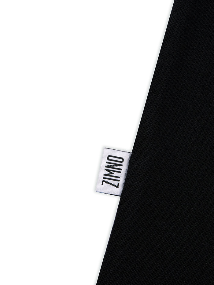 T-Shirt Relaks Unisex Czarny Wzburzone Morze T-Shirt Relaks Unisex Czarny Wzburzone Morze