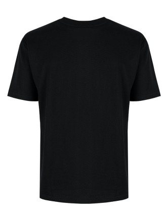 T-Shirt Relaks Unisex Czarny z Kieszonką Las T-Shirt Relaks Unisex Czarny z Kieszonką Las