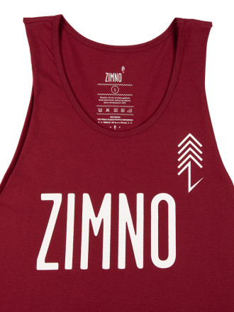 Tank Top Męski Bordowy Tank Top Męski Bordowy
