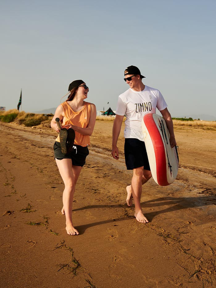 T-Shirt Relaks Unisex Biały Las T-Shirt Relaks Unisex Biały Las