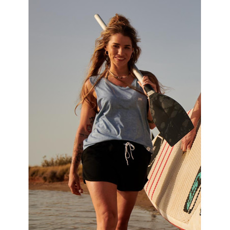 Tank Top Damski Błękit Nieba Lookbook