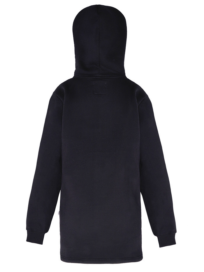 Bluza Długa Rozpinana Czarna Bluza Długa Rozpinana Czarna