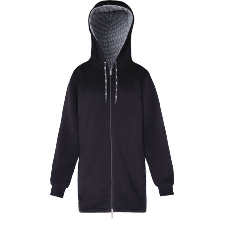 Bluza Długa Rozpinana Czarna