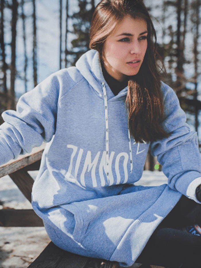 Bluza Hoodie Szara Lookbook