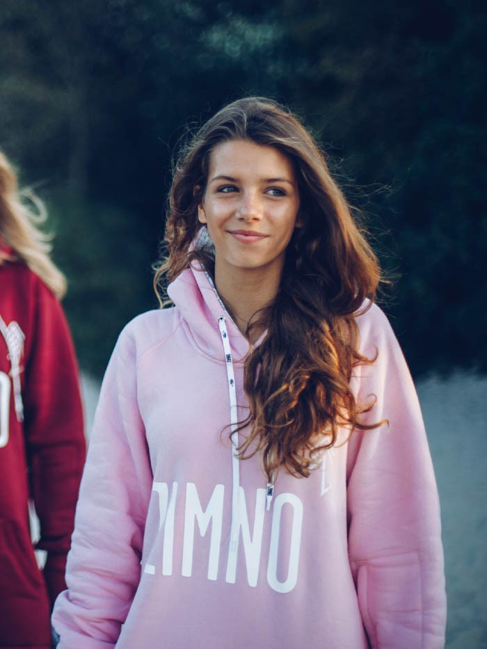 Bluza Hoodie Różowa Lookbook