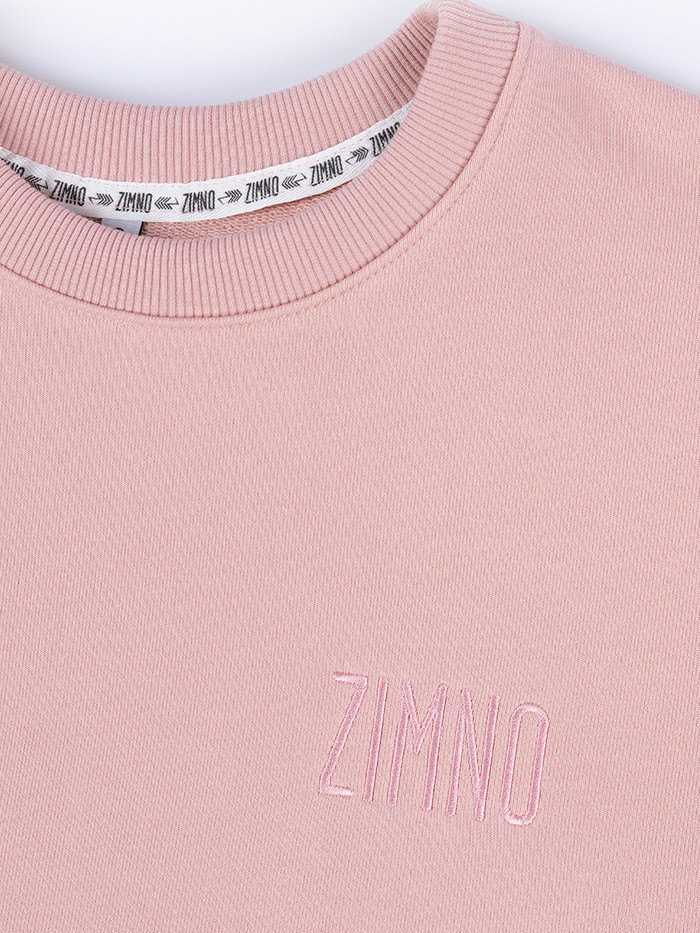 Bluza Unisex Relaks Brudny Róż
