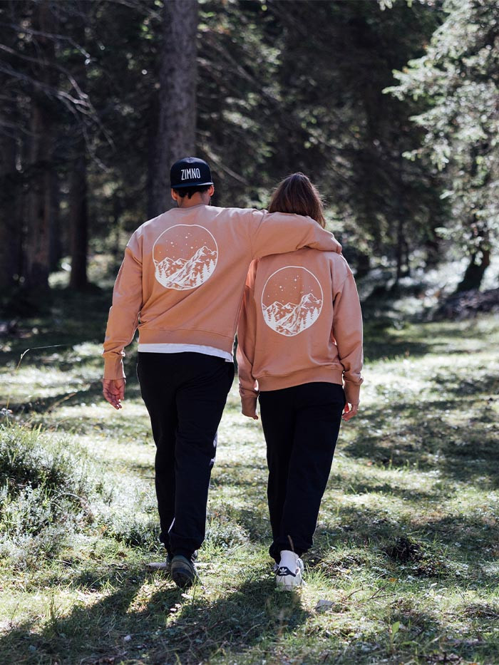 Bluza Relaks Unisex Camelowa Góry Lookbook