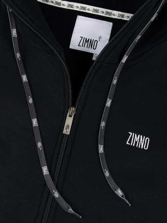 Bluza Męska Rozpinana Czarna Świerki Bluza Męska Rozpinana Czarna Świerki