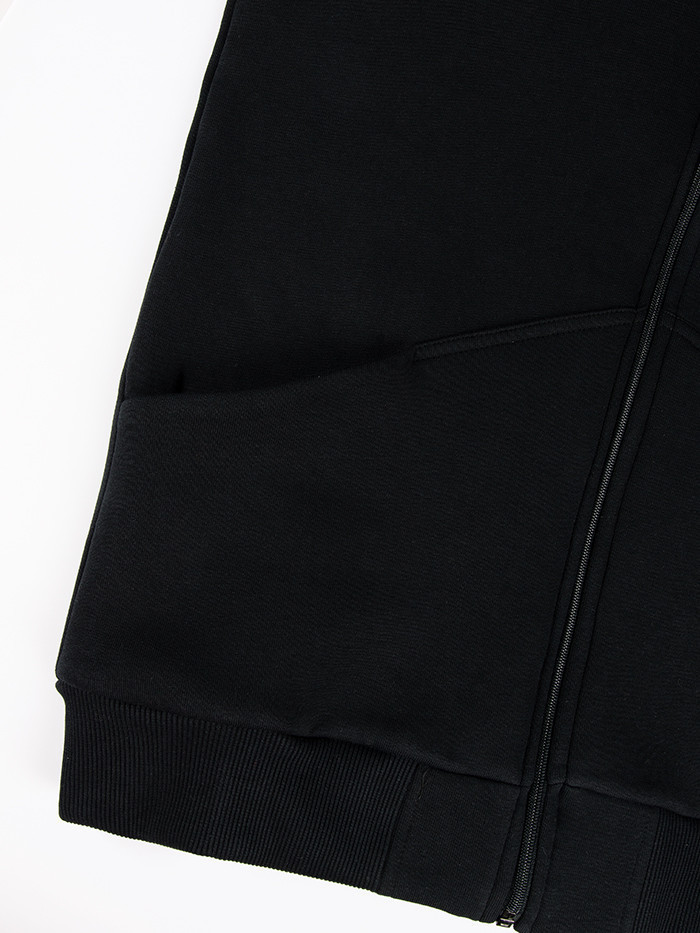 Bluza Męska Rozpinana Czarna Świerki Bluza Męska Rozpinana Czarna Świerki