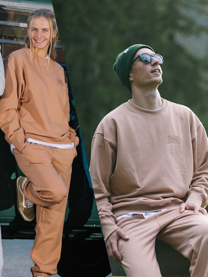 Bluza Relaks Unisex Camelowa Bluza Relaks Unisex Camelowa