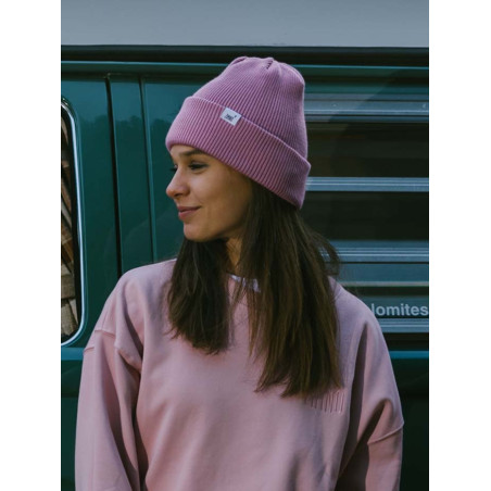 Czapka Żulerka Brudny Róż Lookbook