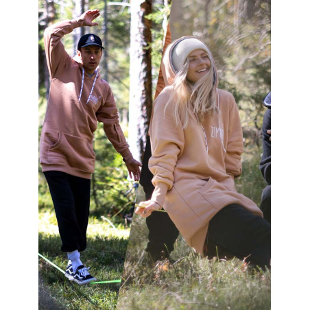 Bluza Hoodie Camelowa Lookbook