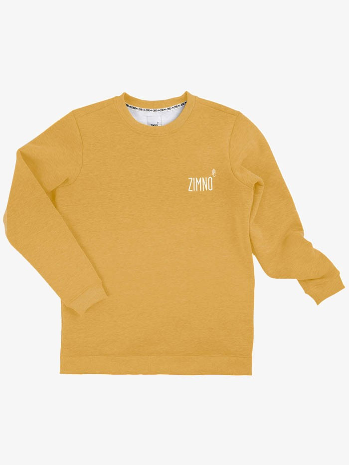Bluza Crewneck Musztardowy Bluza Crewneck Musztardowy