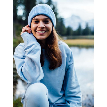 Bluza Relaks Unisex Błękit Nieba Lookbook