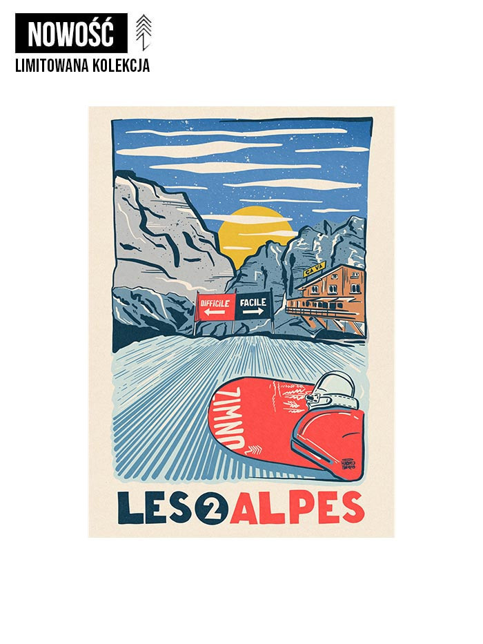 Plakat Les 2 Alpes Plakat Les 2 Alpes