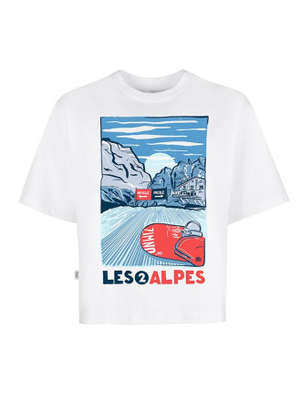 T-Shirt Damski Les 2 Alpes