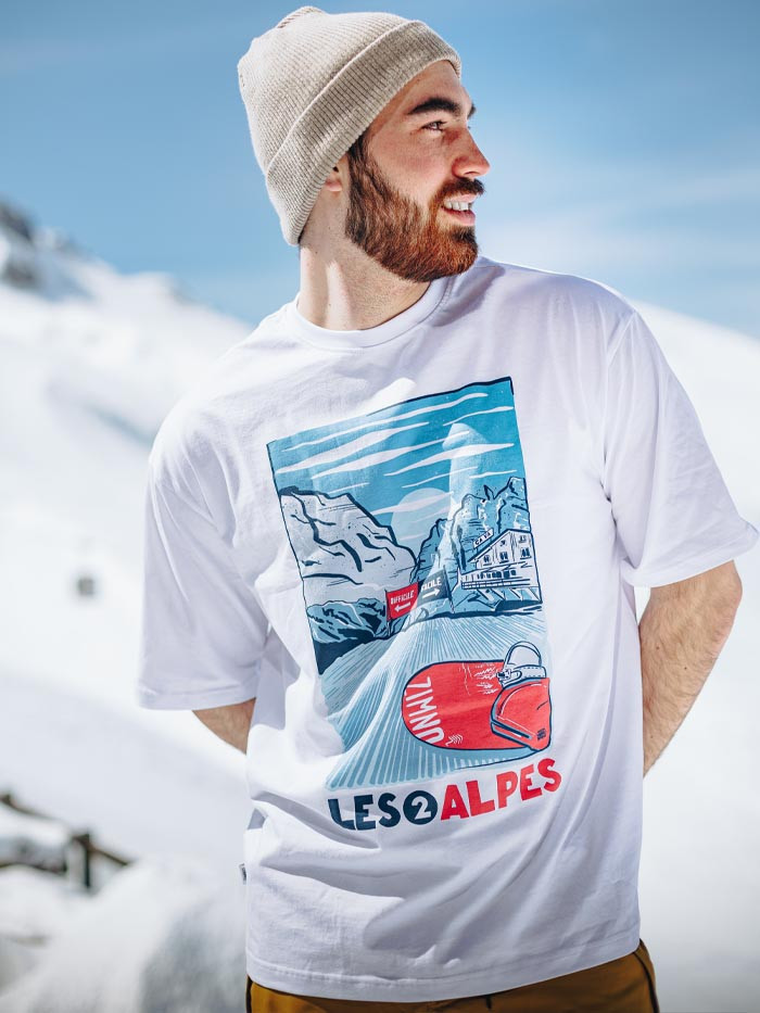 T-Shirt Męski Les2Alpes