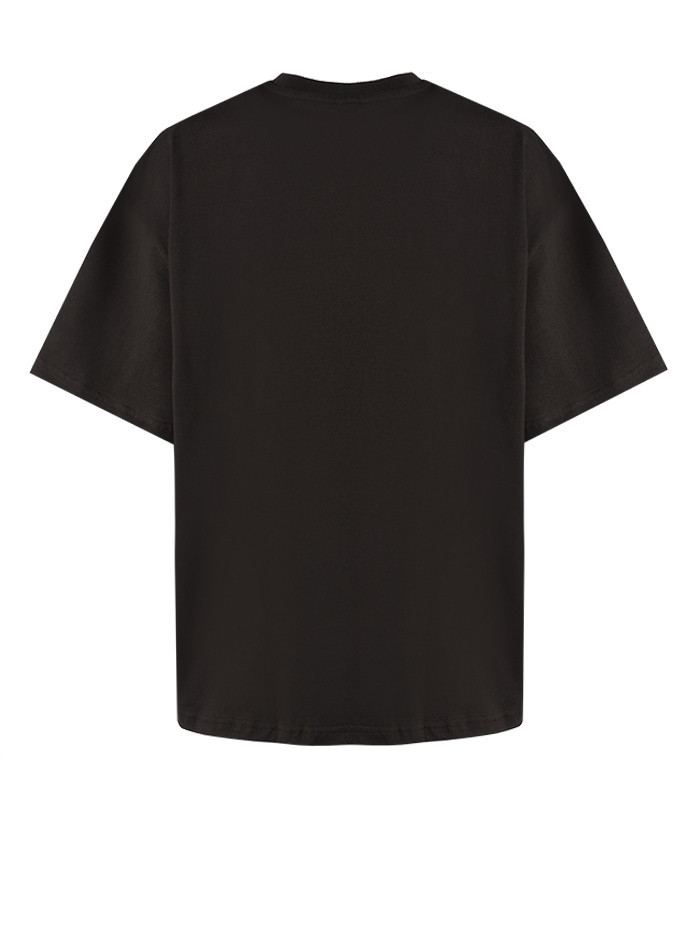 T-shirt Unisex Pudełkowy Brązowy