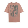 T-shirt Unisex Pudełkowy Lato Różowy
