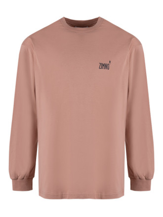 Longsleeve Oversize Różowy