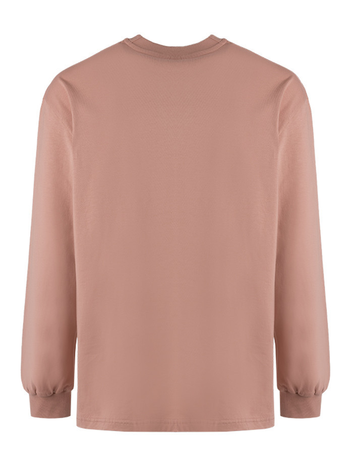 Longsleeve Unisex Oversize Lato Różowy
