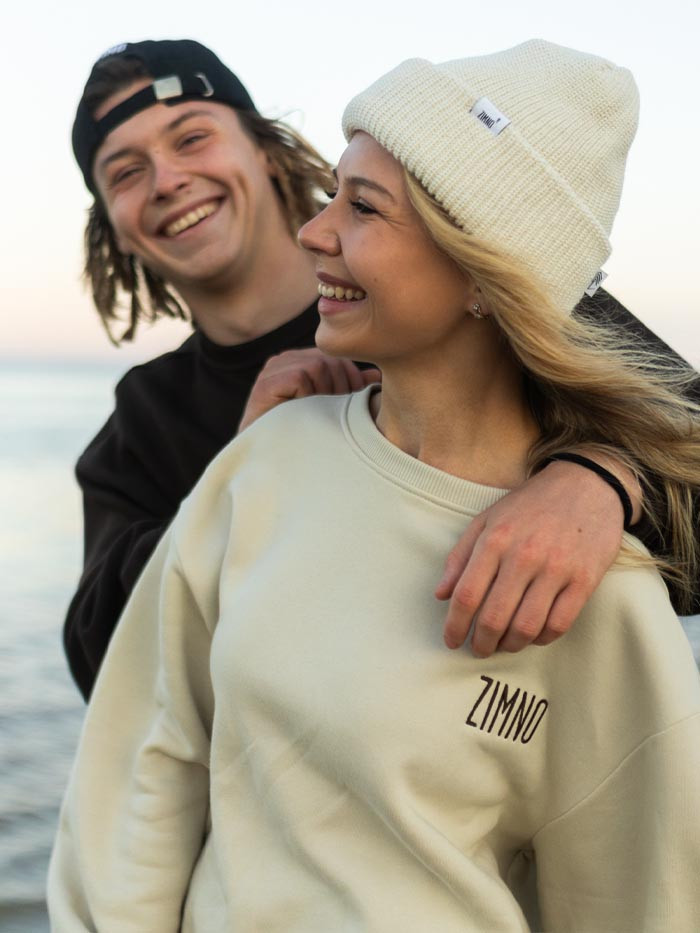Bluza Unisex Lama Kremowa
