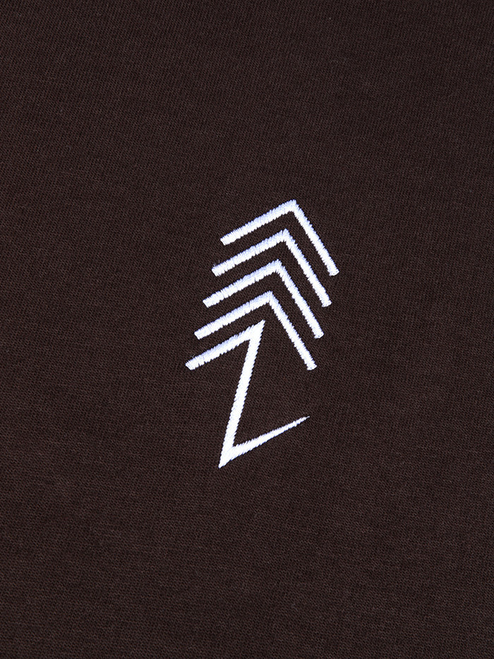 T-shirt Unisex Pudełkowy Brązowy