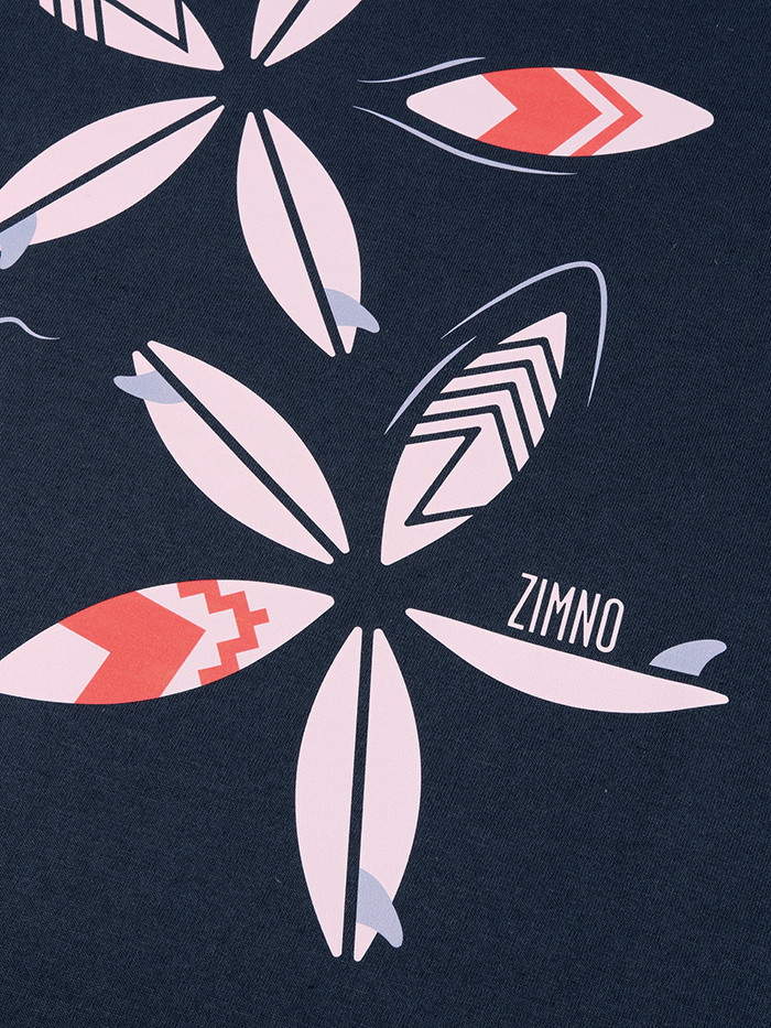 T-shirt Unisex Pudełkowy Lato Grafitowy