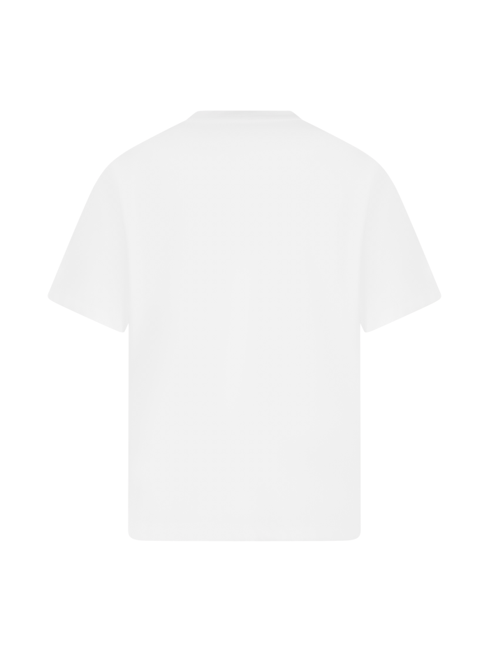 T-shirt pudełkowy biały