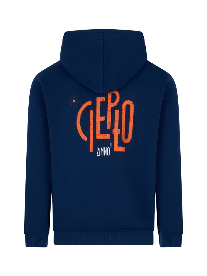 Bluza Granatowa z nadrukiem Alpaka UNISEX