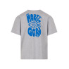 T-shirt Unisex Pudełkowy Morze/Góry Szary