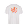 T-shirt Unisex Pudełkowy Ciepło/Zimno Biały